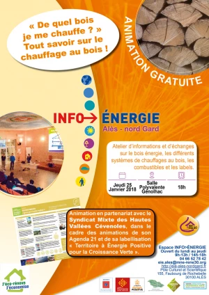Affiche De quel bois je me chauffe ! Tout savoir sur le chauffage au bois