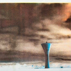 Dystopian landscapes - Risographie. 13.5 x 15.2 cm - Berta Ibáñez - 2025 