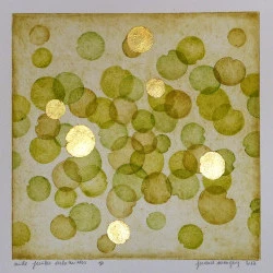 Mille feuilles enluminées - gravure sur carton - Florence Margery 