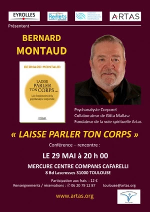 Affiche Conférence-rencontre "Laisse parler ton corps" avec Bernard Montaud