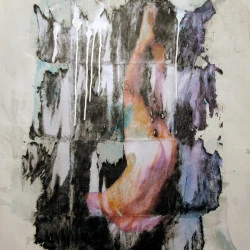 Sans titre M11 90 x 140 cm - Technique mixte