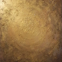 Golden galaxy - acrylique et sable sur toile, 51cm/60cm,2020
