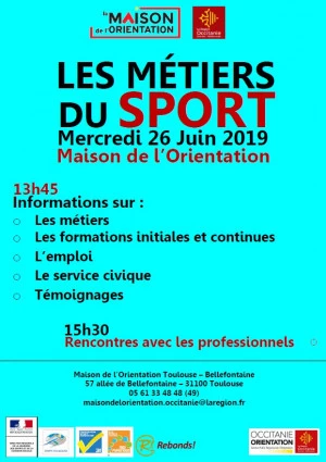 Affiche Forum des Métiers du Sport