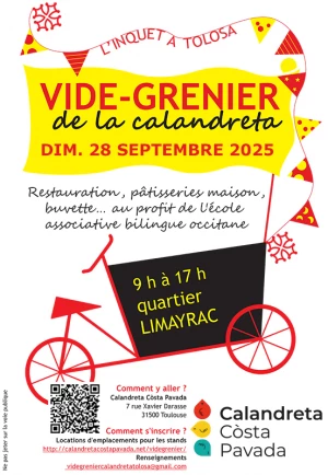 Affiche Vide Grenier de la Calandreta