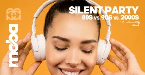 Affiche Silent Party / 80s vs. 90s vs. 2000s