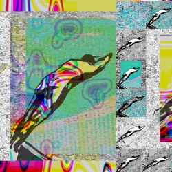 venus de Milo - Estampe numérique, impression sur métal.