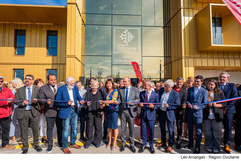 Le lycée d'Auterive (Haute-Garonne) est le dixième lycée neuf inauguré et financé à 100% par la Région depuis 2016