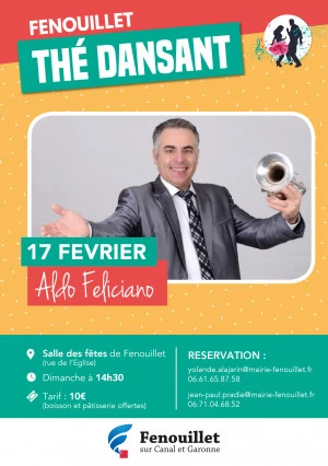 Affiche Thé dansant : Aldo Feliciano