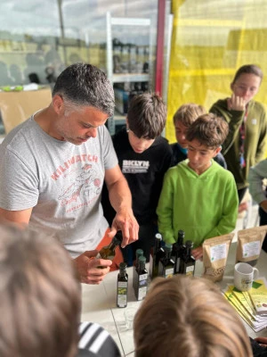 Affiche Visites de fermes bios pour les scolaires