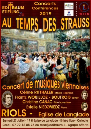 Affiche Concert - Au temps des Strauss 