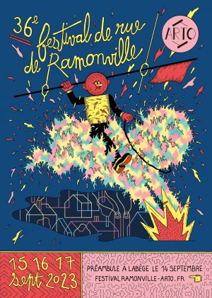 Affiche Festival de rue de Ramonville 2023
