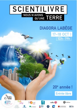 Affiche Scientilivre 2020 : « Nous n'avons qu'une Terre »