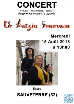 Affiche Concert de chant polyphonique à l'Eglise de sauveterre gers