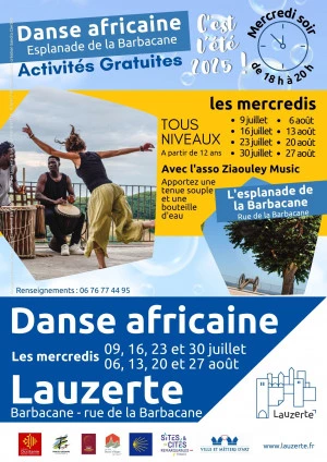Affiche Sportez-vous bien à Lauzerte avec la Danse africaine