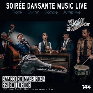Affiche Soirée dansante avec Music Live - The Brandy Snaps