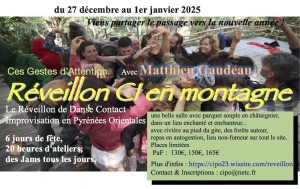 Affiche Réveillon CI en montagne