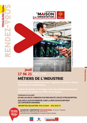 Affiche Les métiers de l'industrie