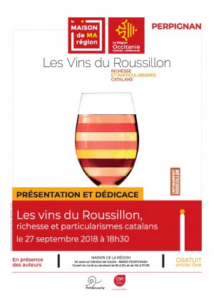 Affiche Présentation et dédicace du Livre "Les Vins du Roussillon, richesse et particularismes catalans"