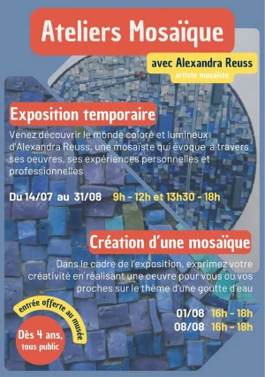 Affiche Atelier mosaïque