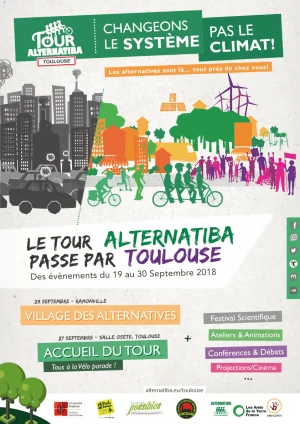 Affiche Festival Alternatiba Toulouse du 19 au 30 septembre 2018