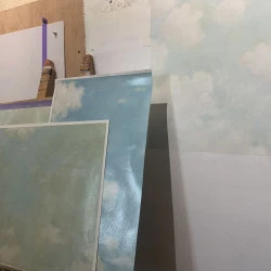 ciels - huile - Ariane CONTE 