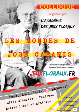 Affiche Colloque "Les mondes de José Cabanis"