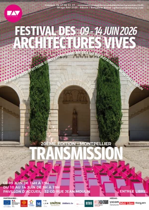 Affiche Festival des Architectures Vives