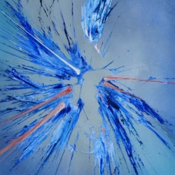 série supernova - acrylique sur papier dimensions 65 x 50 cm 2020