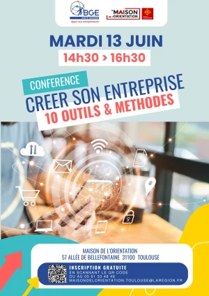 Affiche Créer son entreprise : 10 outils et méthodes