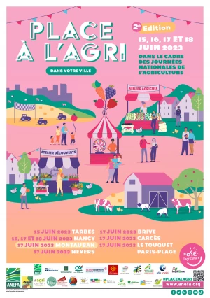 Affiche "Place à l'agri" samedi 17 juin à Montauban