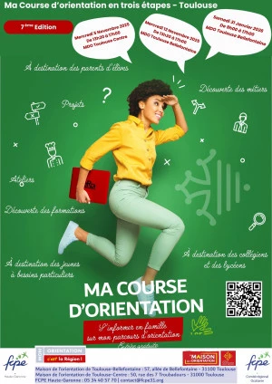 Affiche Ma Course d'Orientation S'informer en famille sur les parcours d'orientation