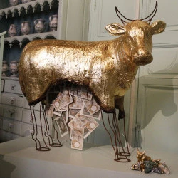 L'or potable - L'or potable, installation, dimensions variables, année 2019 - Photo Yann Dumoget ADAGP 