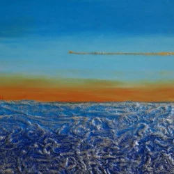 La mer - peinture acrylique sur toile - M.A KOPP 