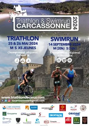 Affiche 35e Triathlon de Carcassonne