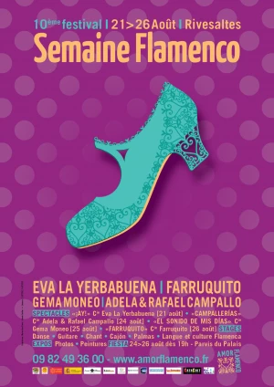 Affiche 10e Festival "Semaine Flamenco" 
