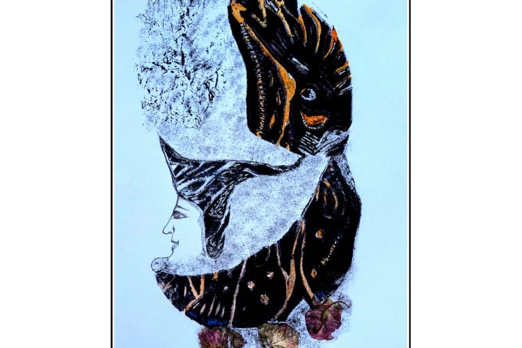 coquillage - lino et encres