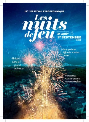 Affiche Festival Pyrotechnique de Lectoure