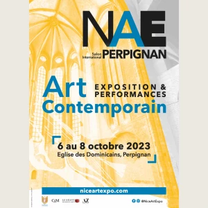 Affiche NAE Perpignan - Salon international d'Art contemporain