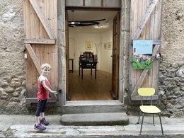 Atelier / galerie, vue de l'entrée