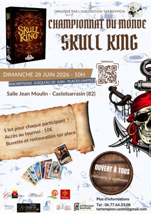 Affiche Championnat du Monde Skull King