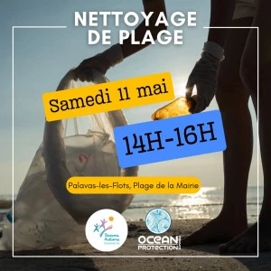 Affiche [Eco-citoyenneté - Action de nettoyage de plage]