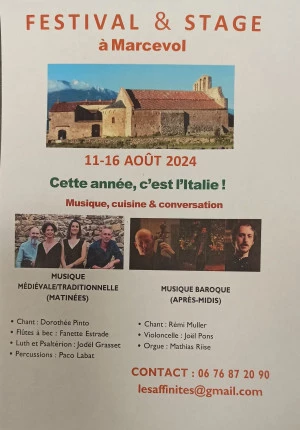 Affiche Festival et stage musical 