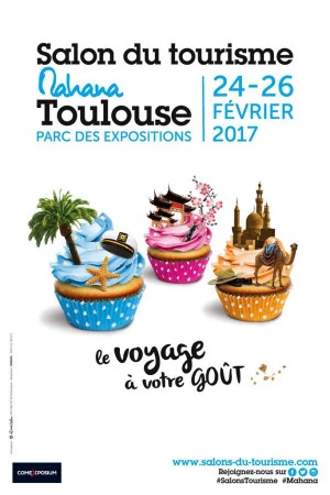 Affiche Salon du tourisme Mahana Toulouse