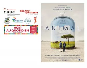 Affiche Ciné-débat : Projection du documentaire «Animal»