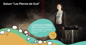 Affiche Théâtre - "Le rouge éternel des coquelicots" par François Cervantes, Cie L'entreprise