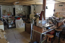 Vue de l'atelier - S.V
