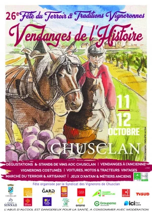 Affiche Les Vendanges de l'Histoire