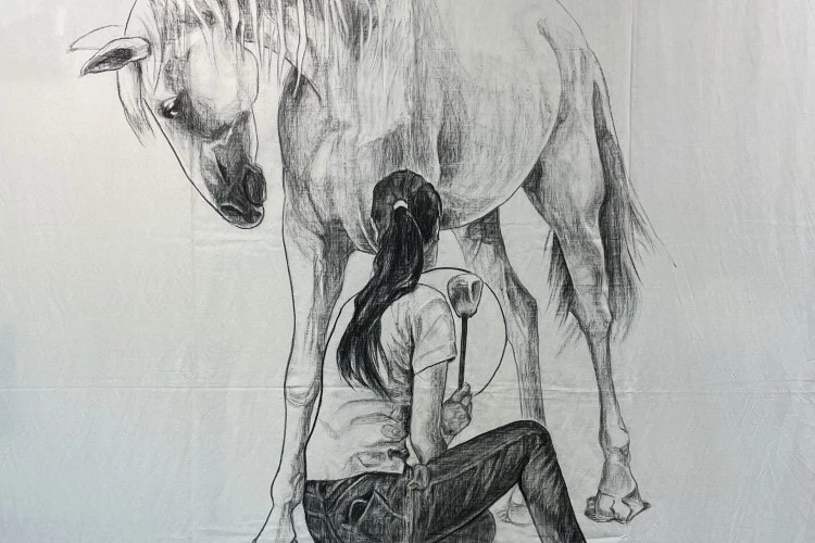 Clotilde Maillard - Anne et Dalohé pendant un soin - Clotilde Maillard 