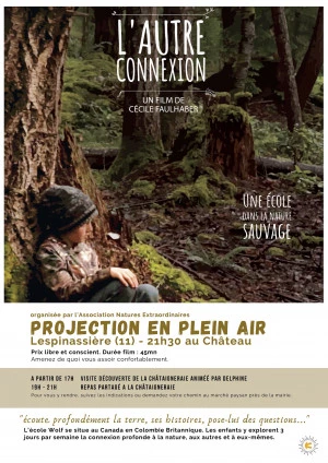 Affiche Projection en plein air du documentaire “L'Autre Connexion” et animations