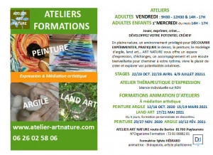 Affiche Atelier art nature